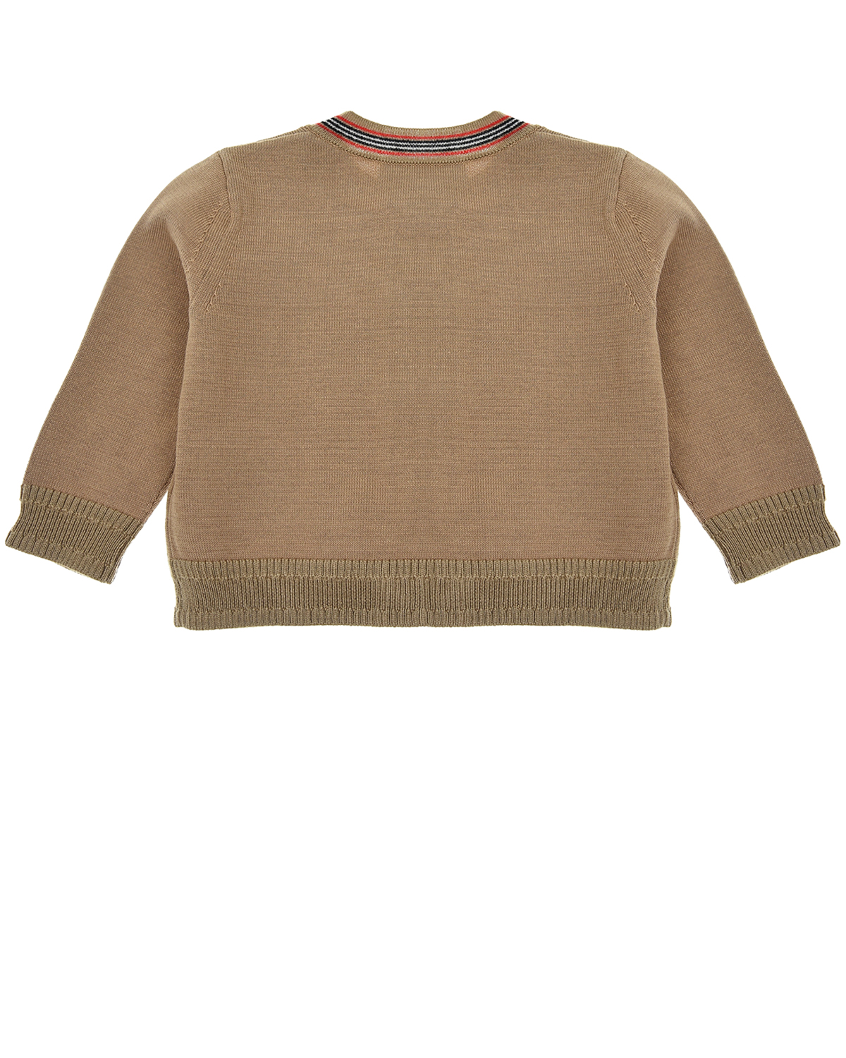 Комплект: песочник, кофта и панама Burberry детский, размер 68, цвет бежевый - фото 6
