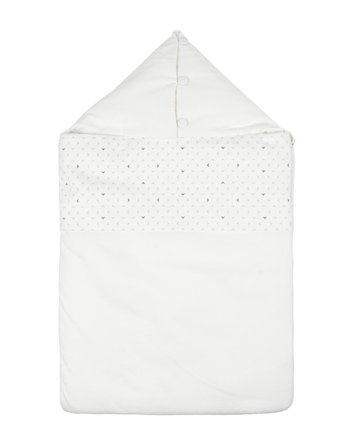 Белый конверт со сплошным лого, 71x41 см Emporio Armani