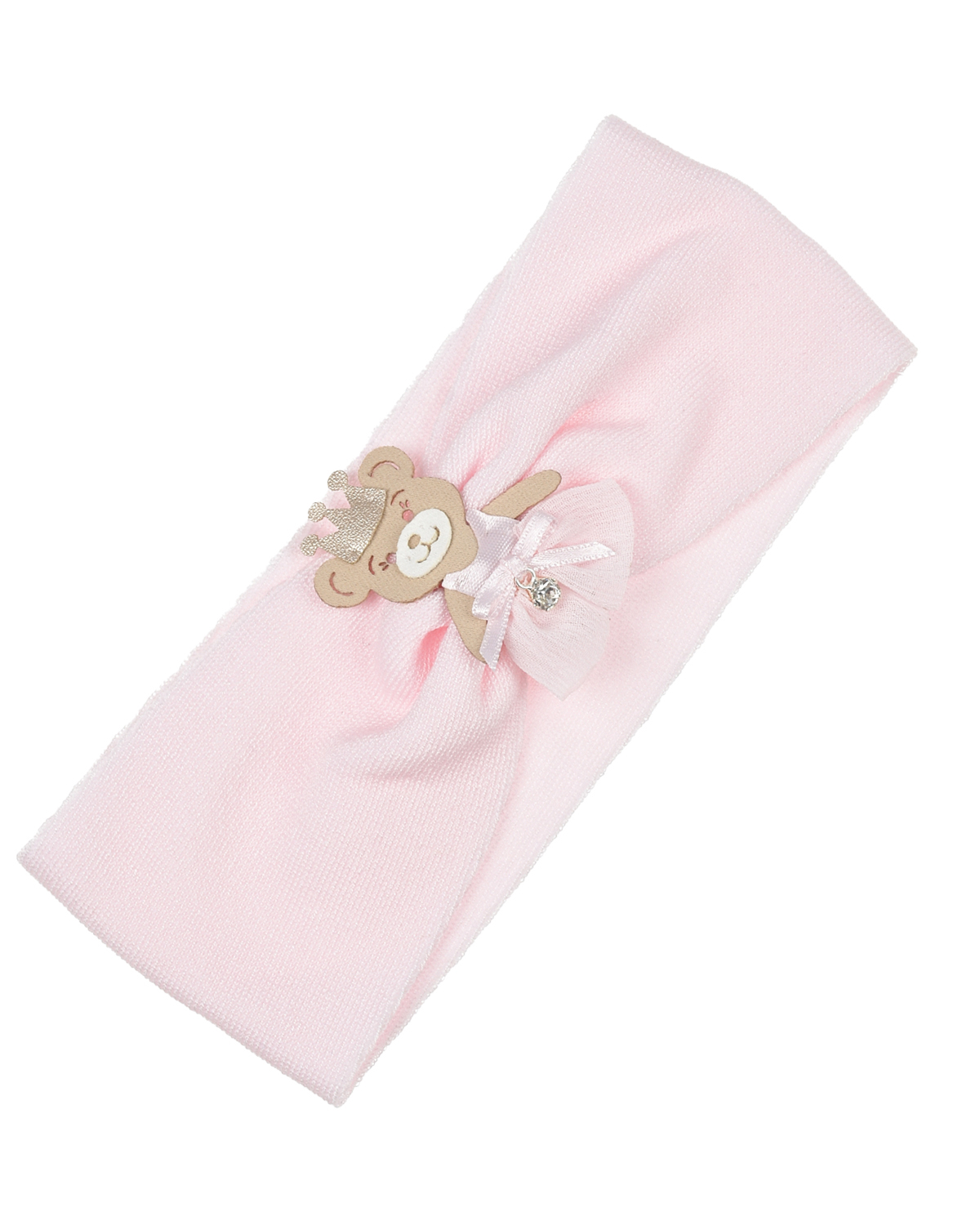 Розовая повязка с аппликацией Story Loris розовая шапка с аппликацией балерина story loris