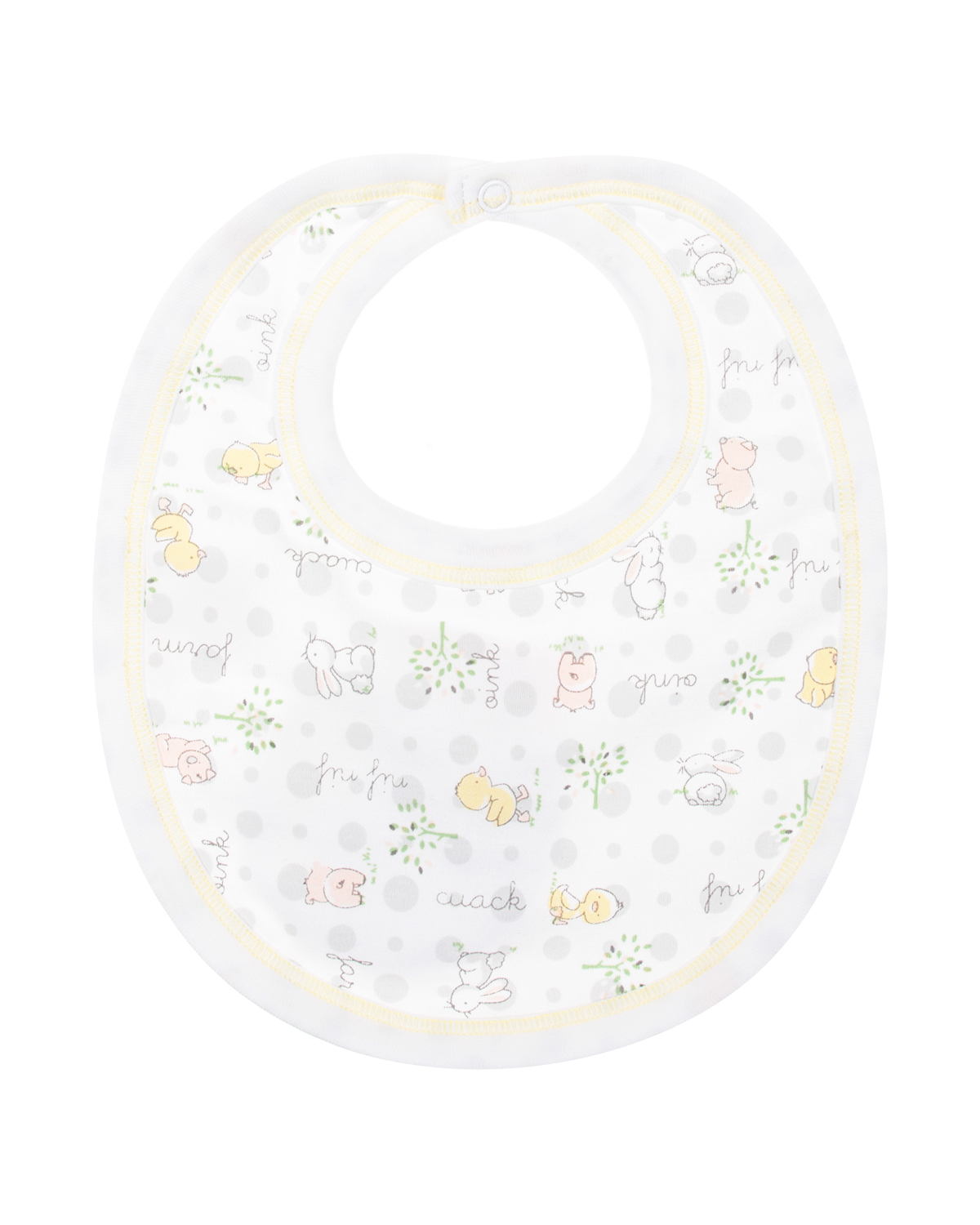 

Слюнявчик из хлопка с принтом Lyda Baby детский, Белый, Слюнявчик из хлопка с принтом Lyda Baby детский