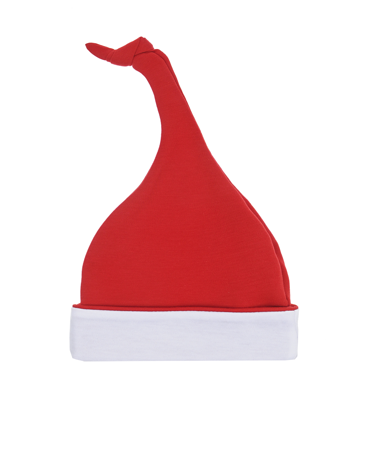 Красная шапка-колпак с вышивкой "Babys first christmas" Kissy Kissy детская - фото 2