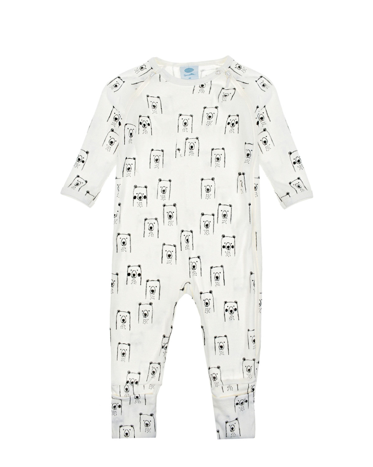 

Хлопковый комбинезон с закрытыми ножками Sanetta детский, Нет цвета, Хлопковый комбинезон с закрытыми ножками Sanetta детский