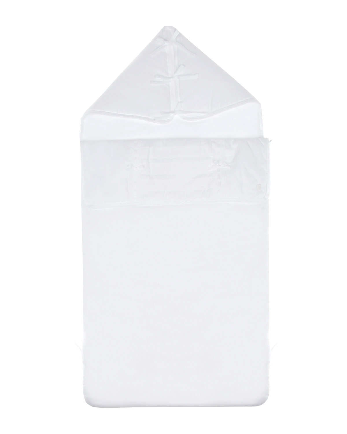 Белый конверт с кружевной отделкой Dior детский, размер unica - фото 1
