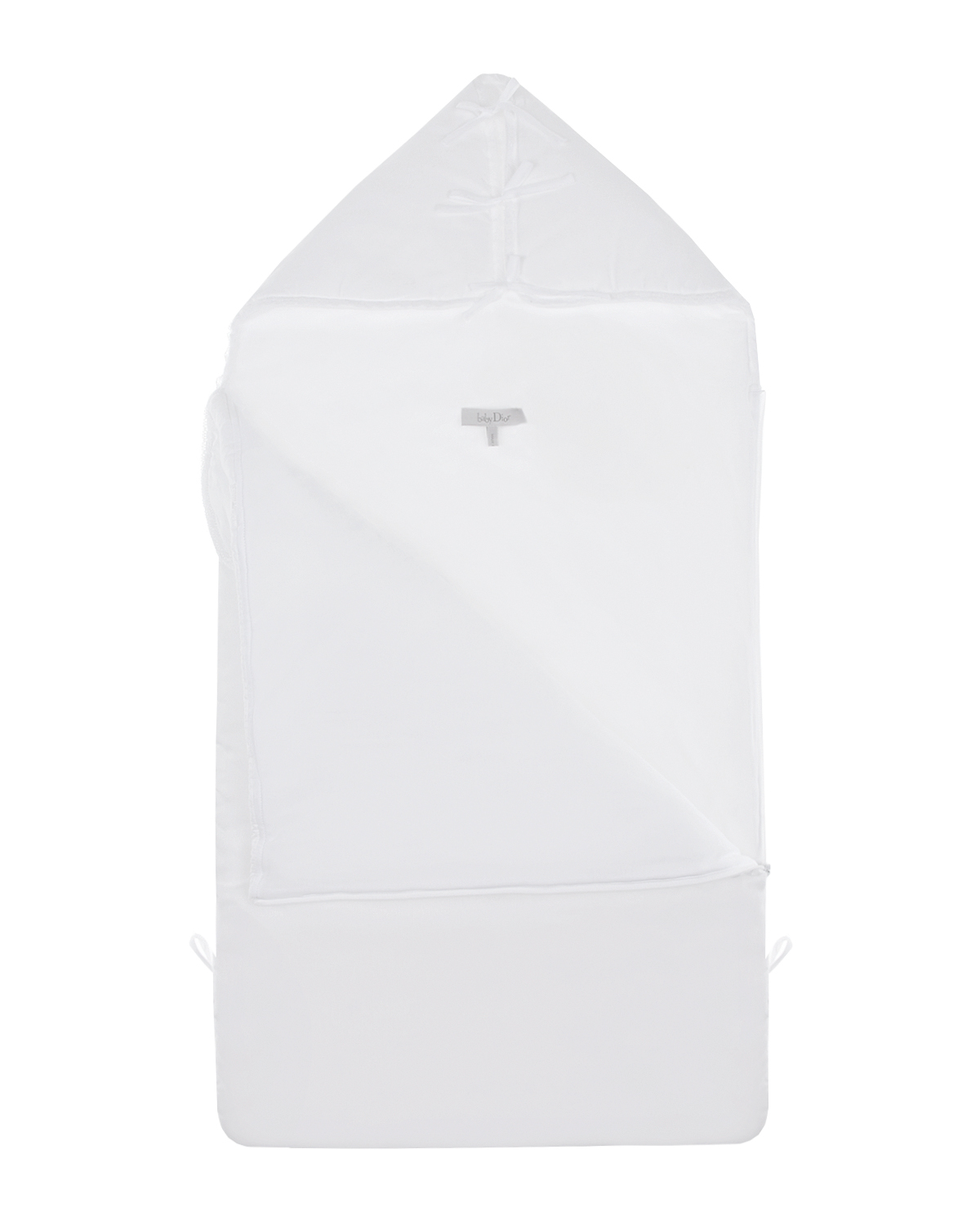 Белый конверт с кружевной отделкой Dior детский, размер unica - фото 3