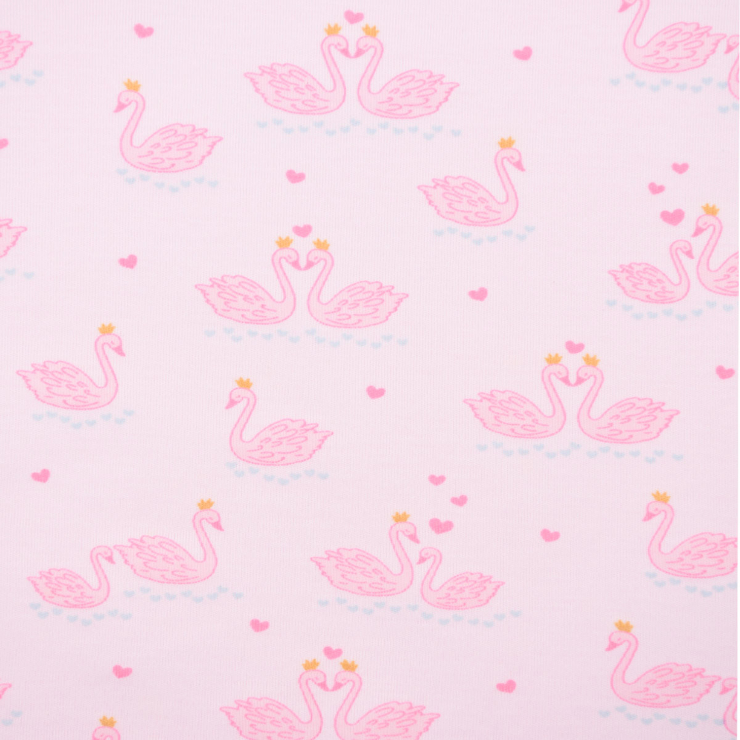Плед с принтом "Лебеди" Kissy Kissy детский, размер unica, цвет розовый - фото 3