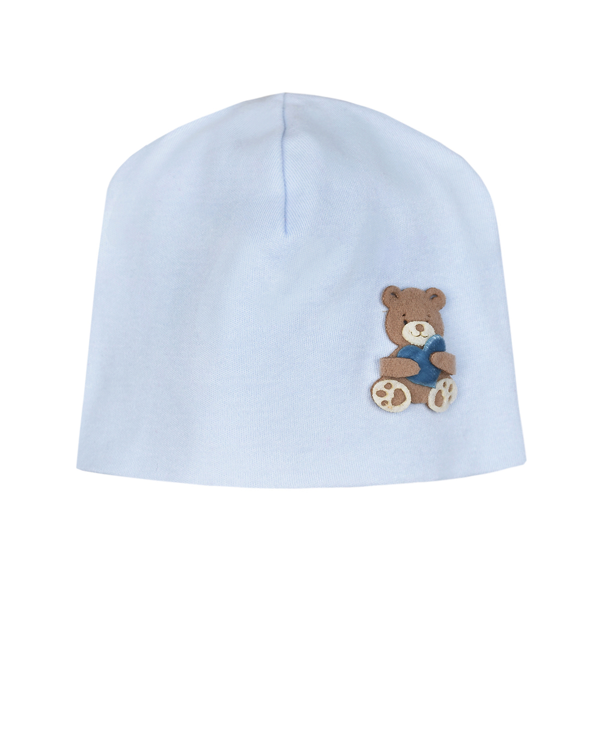 Подарочный набор: комбинезон и шапка с аппликацией "мишка" Story Loris детский, размер 56, цвет голубой - фото 4