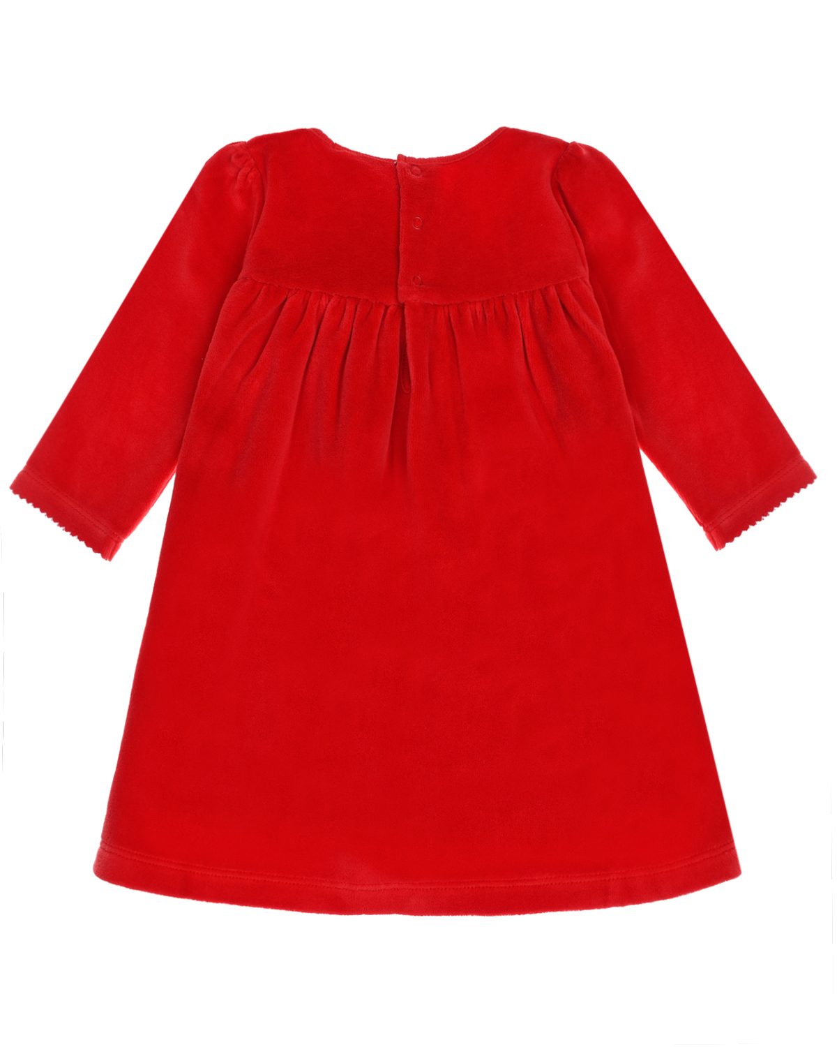 Красное платье с белым бантом Kissy Kissy детское, размер 80, цвет красный - фото 2