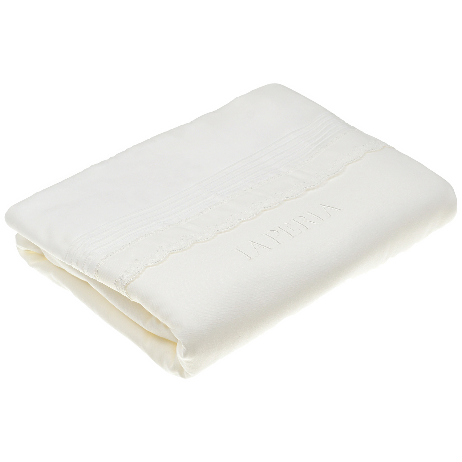 Белое одеяло с рюшами, 79x70 см La Perla детское, размер unica, цвет белый - фото 1