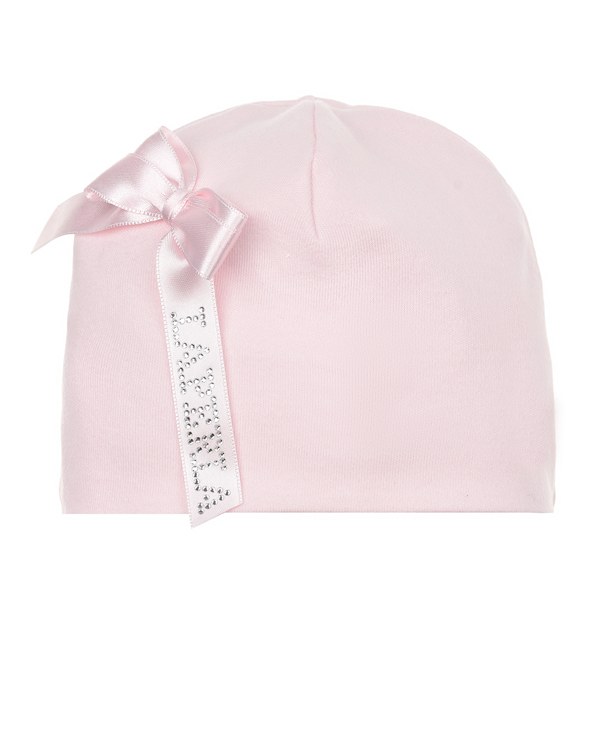 

Розовая шапка с бантом La Perla детская, Розовый, Розовая шапка с бантом La Perla детская