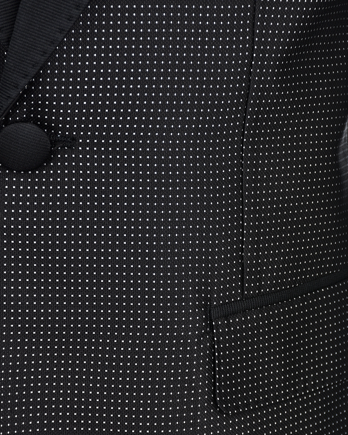 Черный классический костюм в мелкую точку Dolce&Gabbana детский - фото 5
