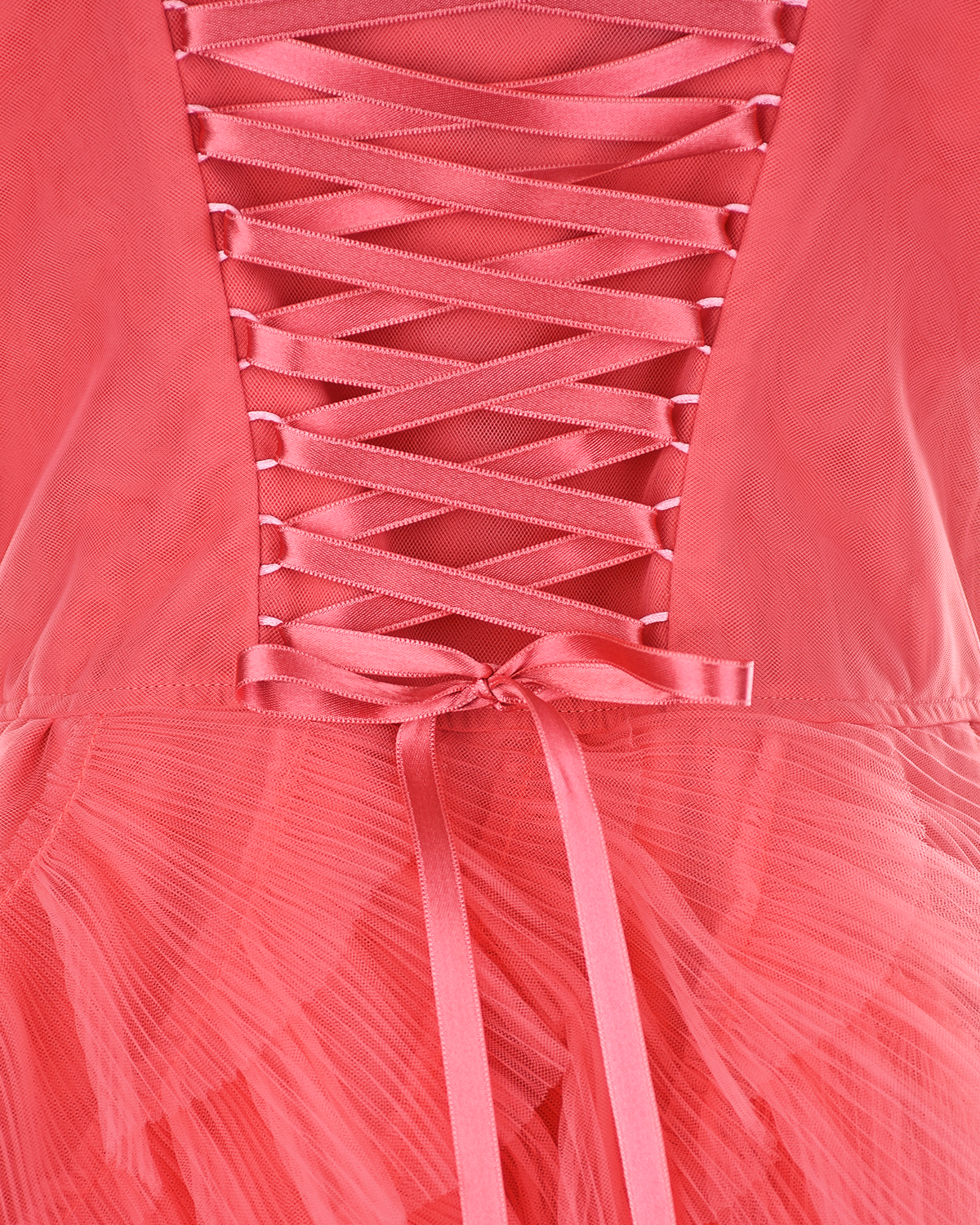 Розовое платье с бантом Aletta детское - фото 6
