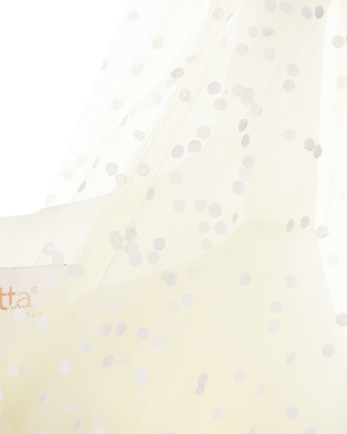 Лимонное платье с белым поясом Aletta детское - фото 4