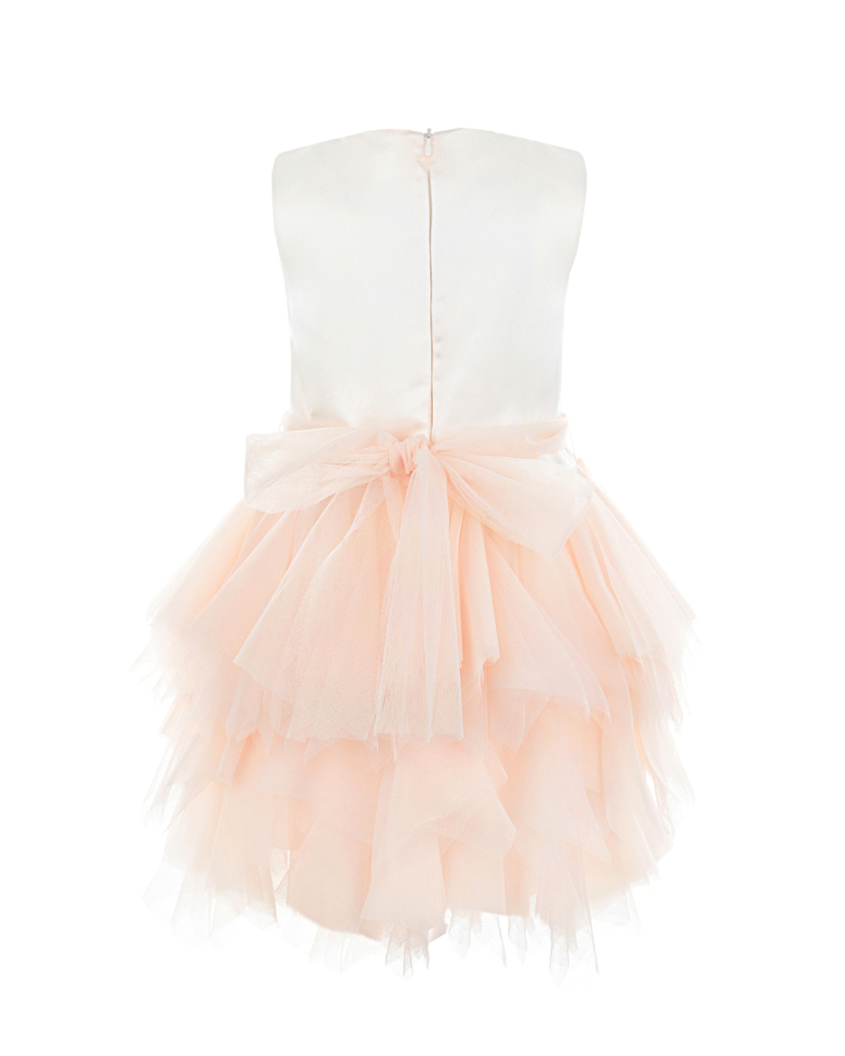 Платье без рукавов с многослойной розовой юбкой CAF детское - фото 2