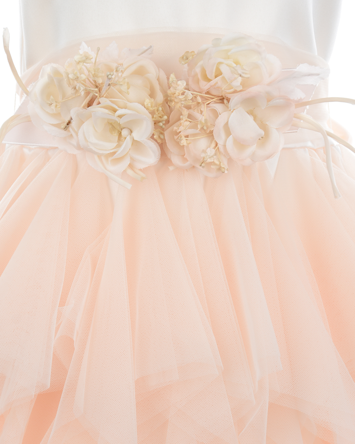 Платье без рукавов с многослойной розовой юбкой CAF детское - фото 3