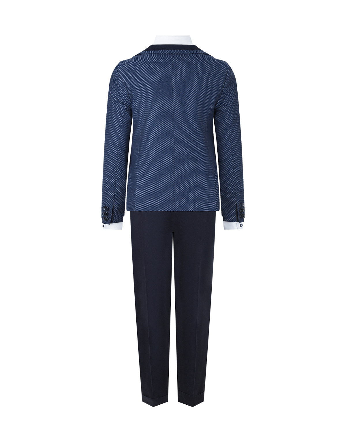 Комплект: пиджак, жилет, рубашка с бабочкой и брюки Clix детский, размер 116, цвет мультиколор - фото 2