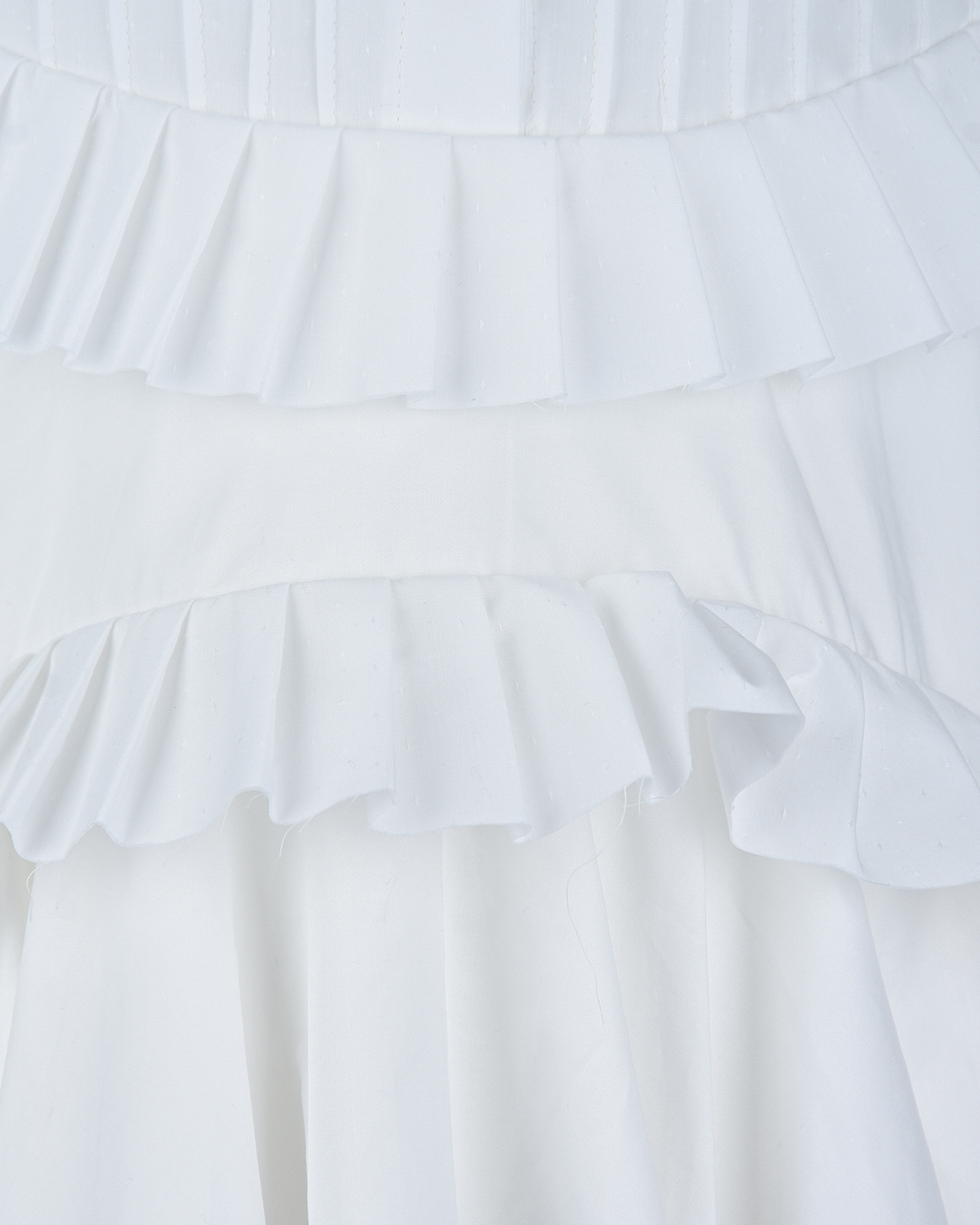 Белое платье с рукавами-фонариками Nikolia детское, размер 128, цвет белый - фото 5