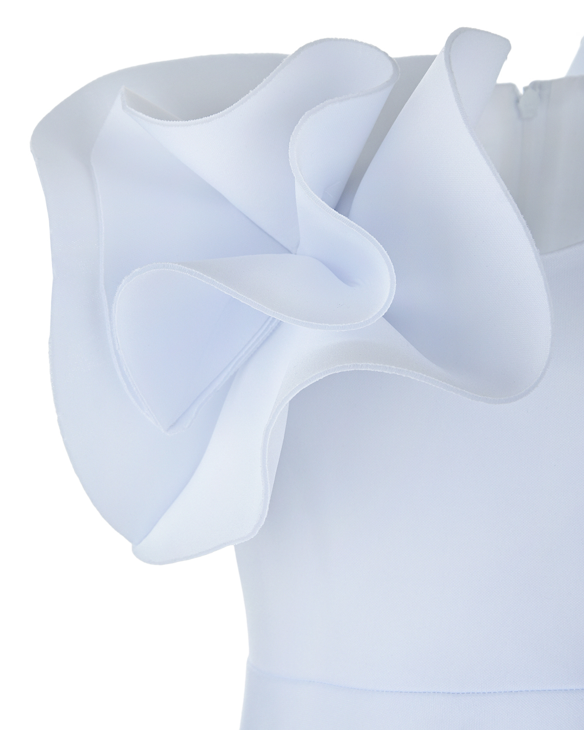 Платье с воланами Nikolia детское, размер 128, цвет белый - фото 4