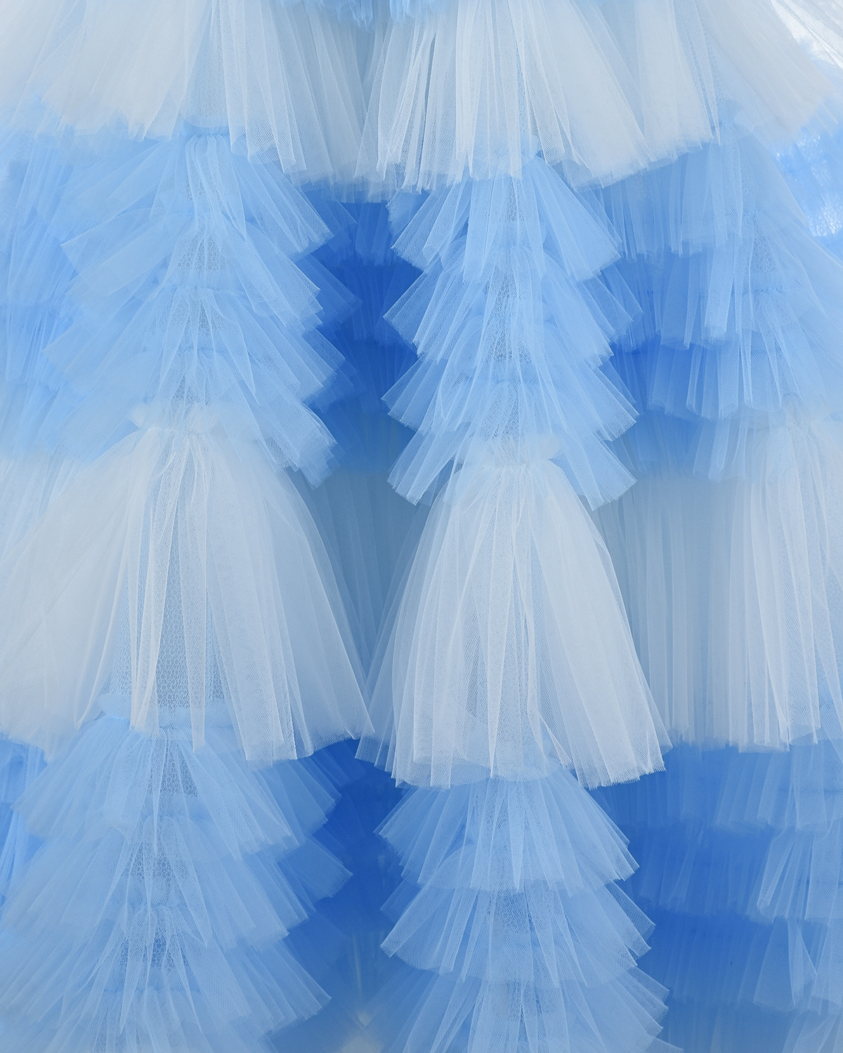 Платье в бело-голубую полоску с бантом Sasha Kim детское, размер 116, цвет мультиколор - фото 4