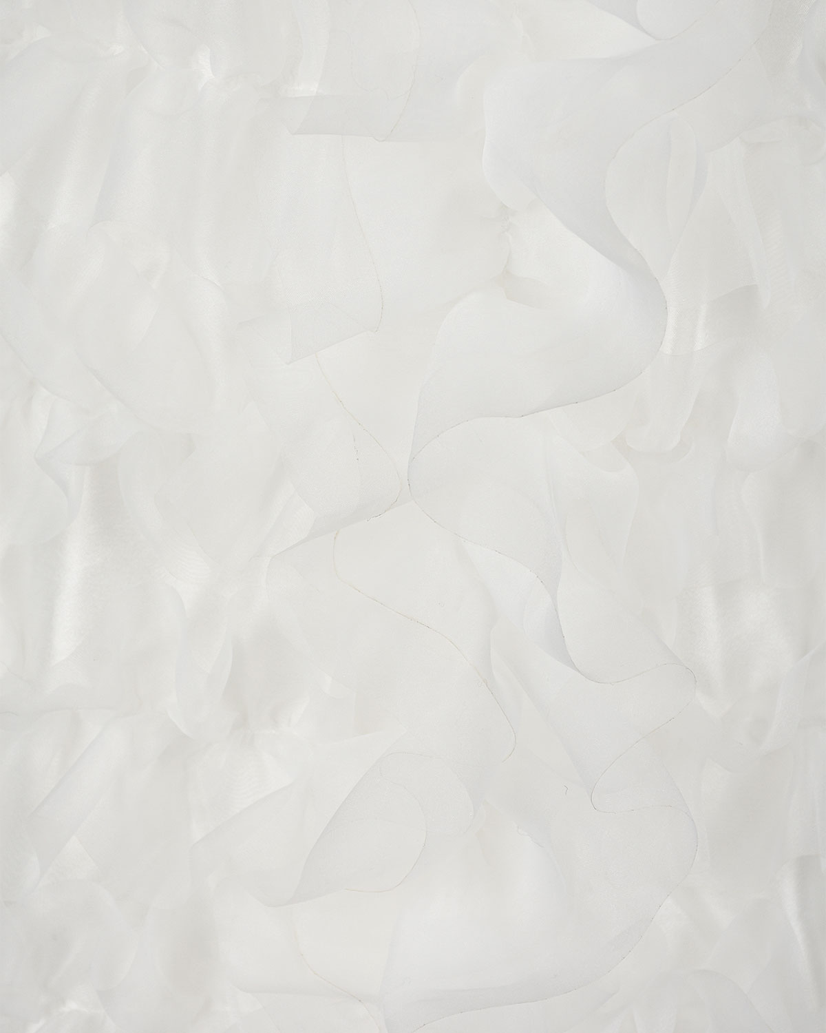 Белоснежное платье с отделкой рюшами CAF детское, размер 128, цвет белый - фото 4