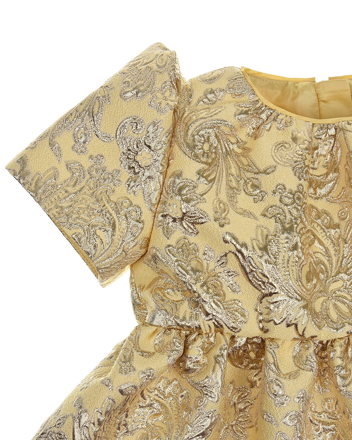 Платье Dolce&Gabbana детское, размер 80, цвет золотой - фото 4