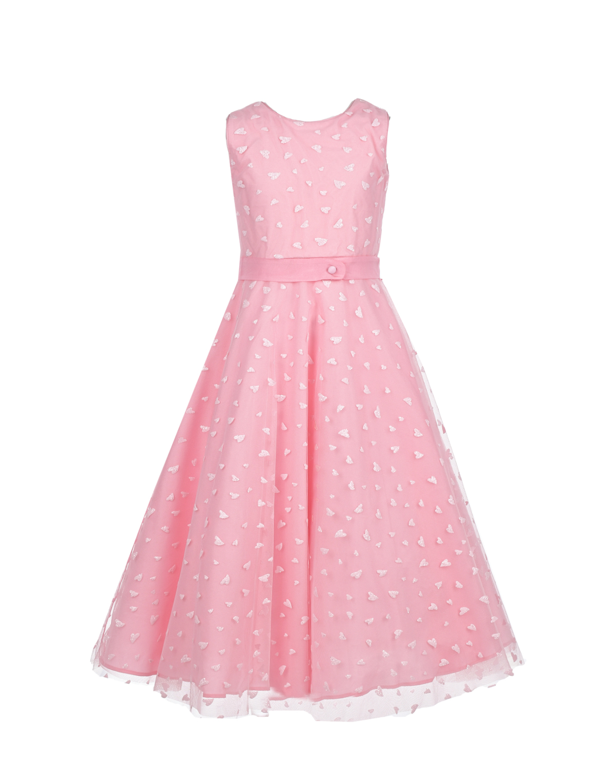 Розовое платье с блестящими сердечками Nicki Macfarlane