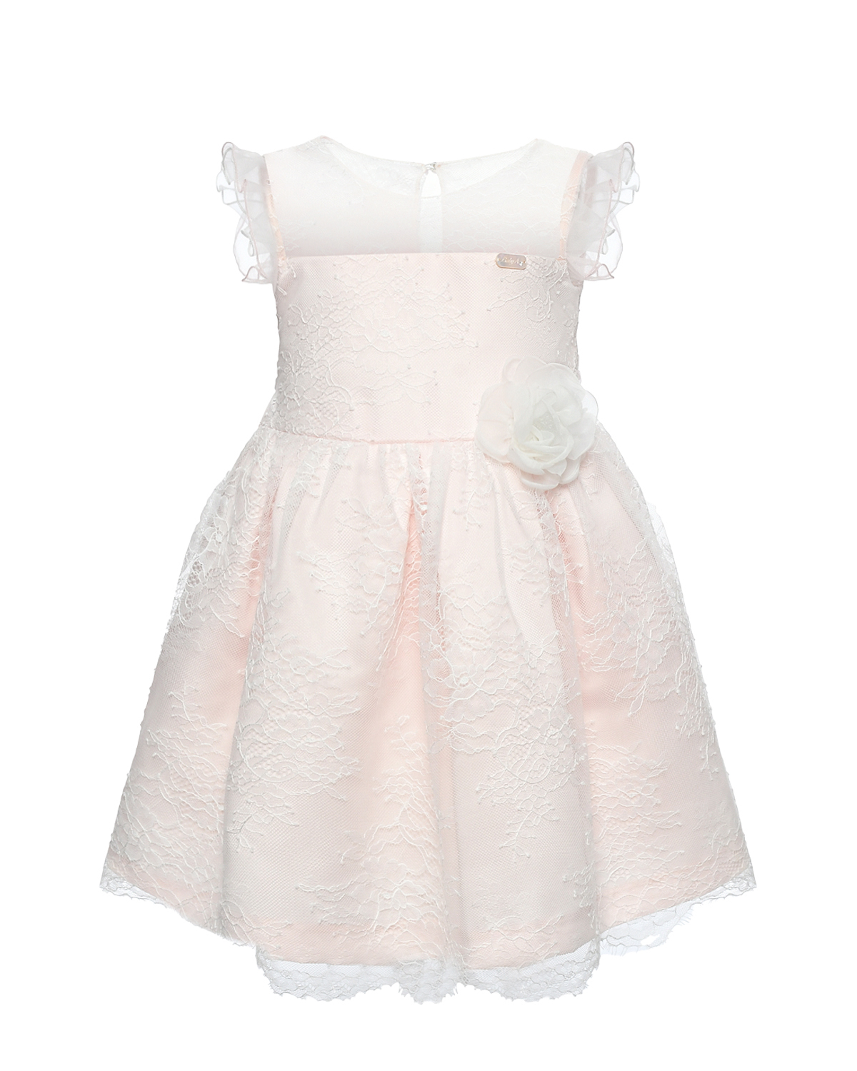 Платье с рукавами-крылышками, розовое Baby A