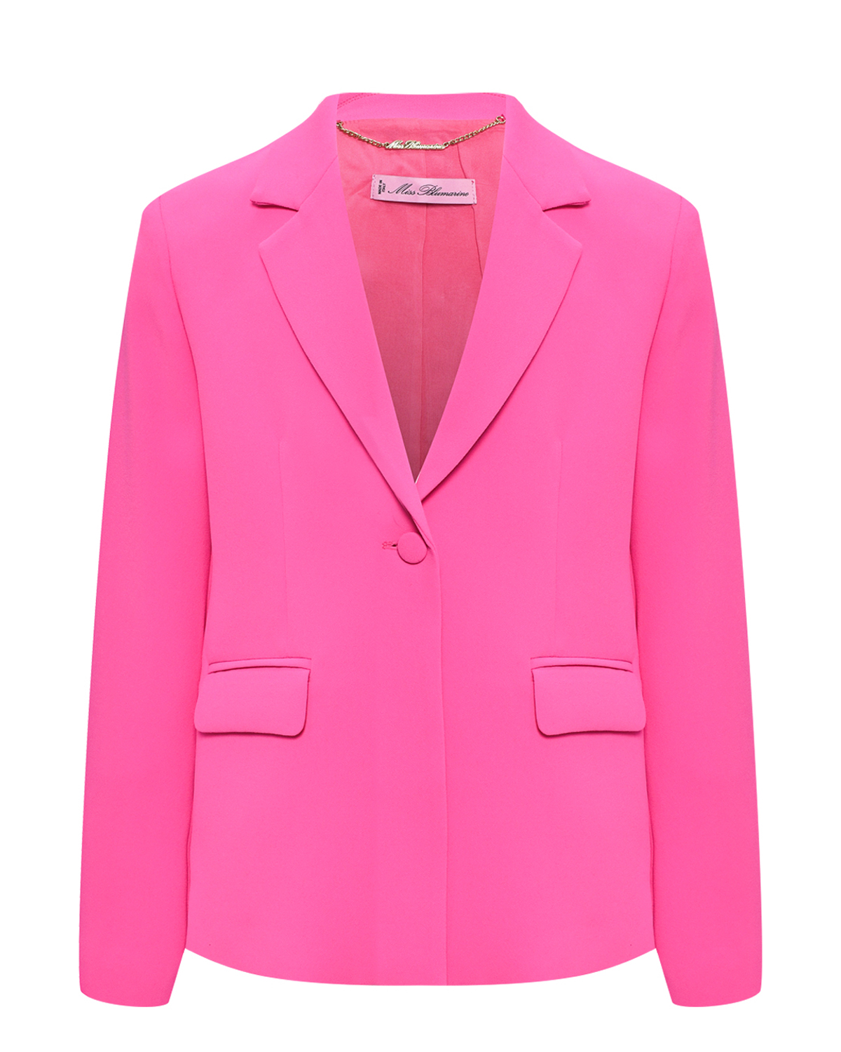 Пиджак с сердцем из стразов Miss Blumarine, размер 152, цвет нет цвета
