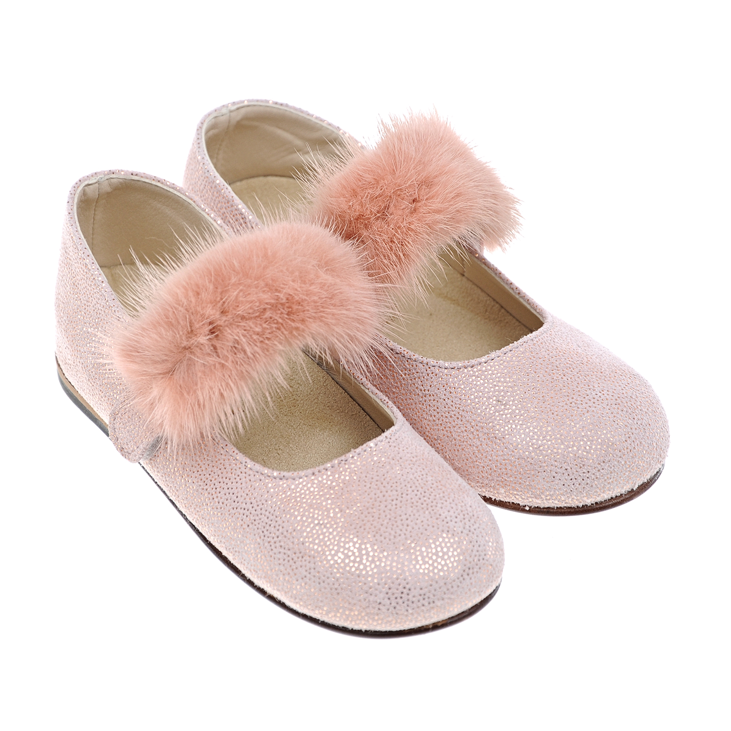 

Розовые туфли с меховой отделкой Baby Walker детские, Розовый, Розовые туфли с меховой отделкой Baby Walker детские