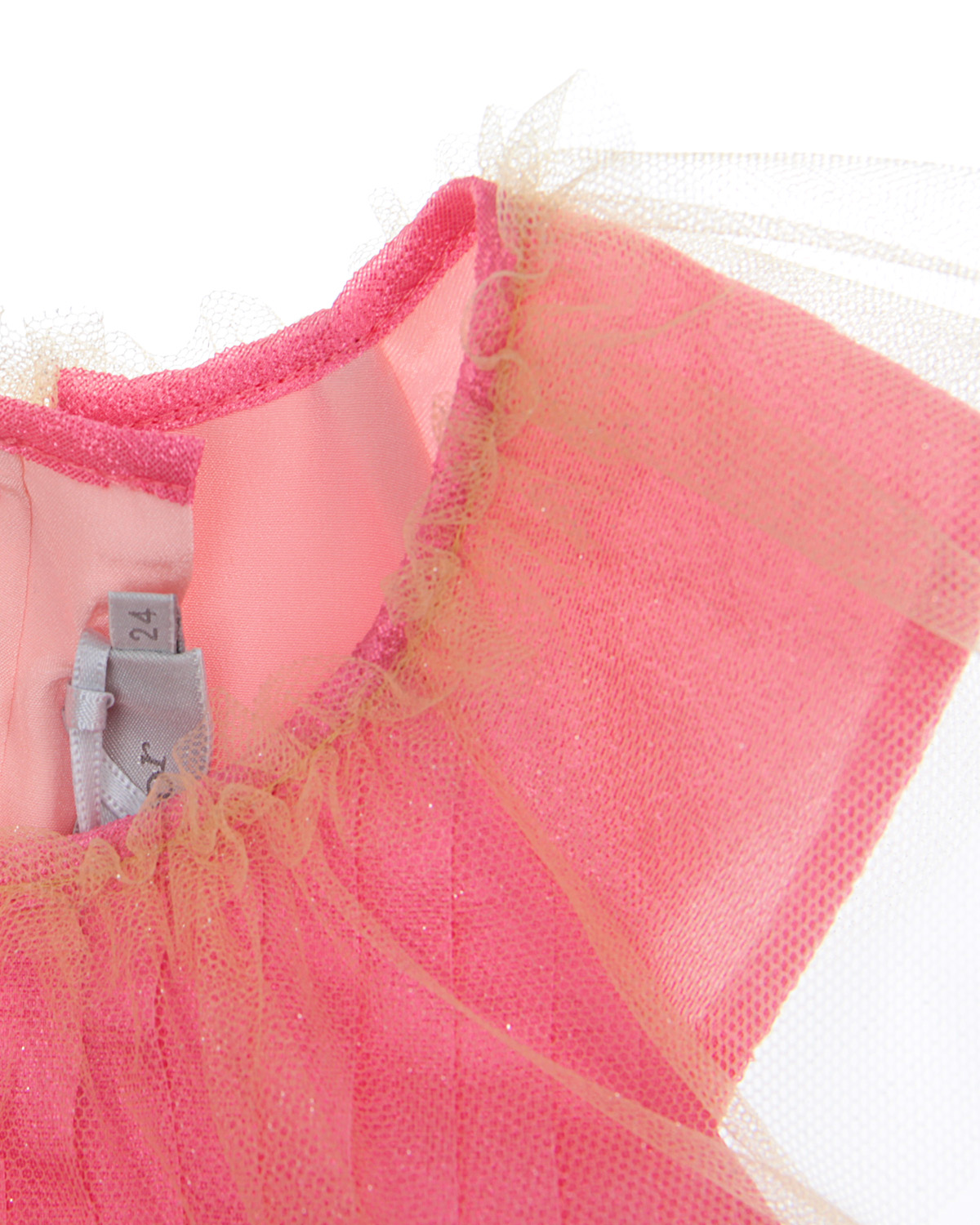 Розовое платье Dior детское - фото 5