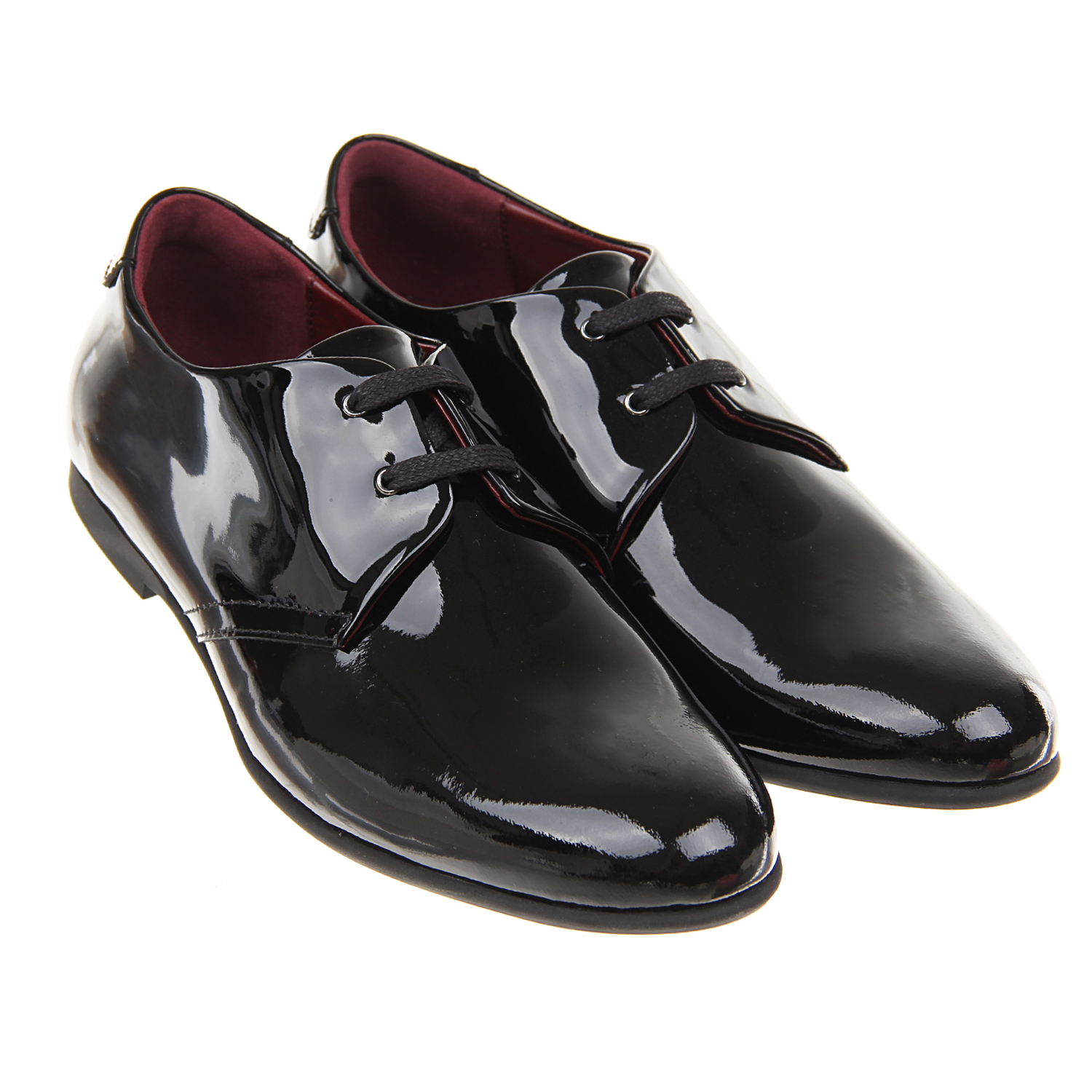 Черные лакированные дерби Dolce&Gabbana детские