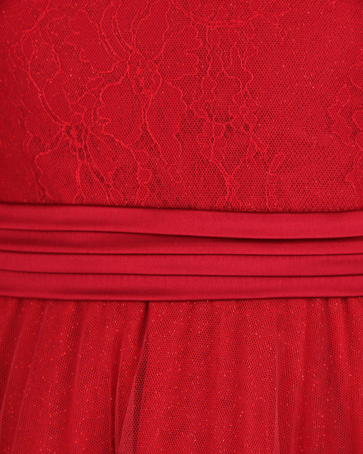 Красное платье с оборками Aletta детское - фото 5