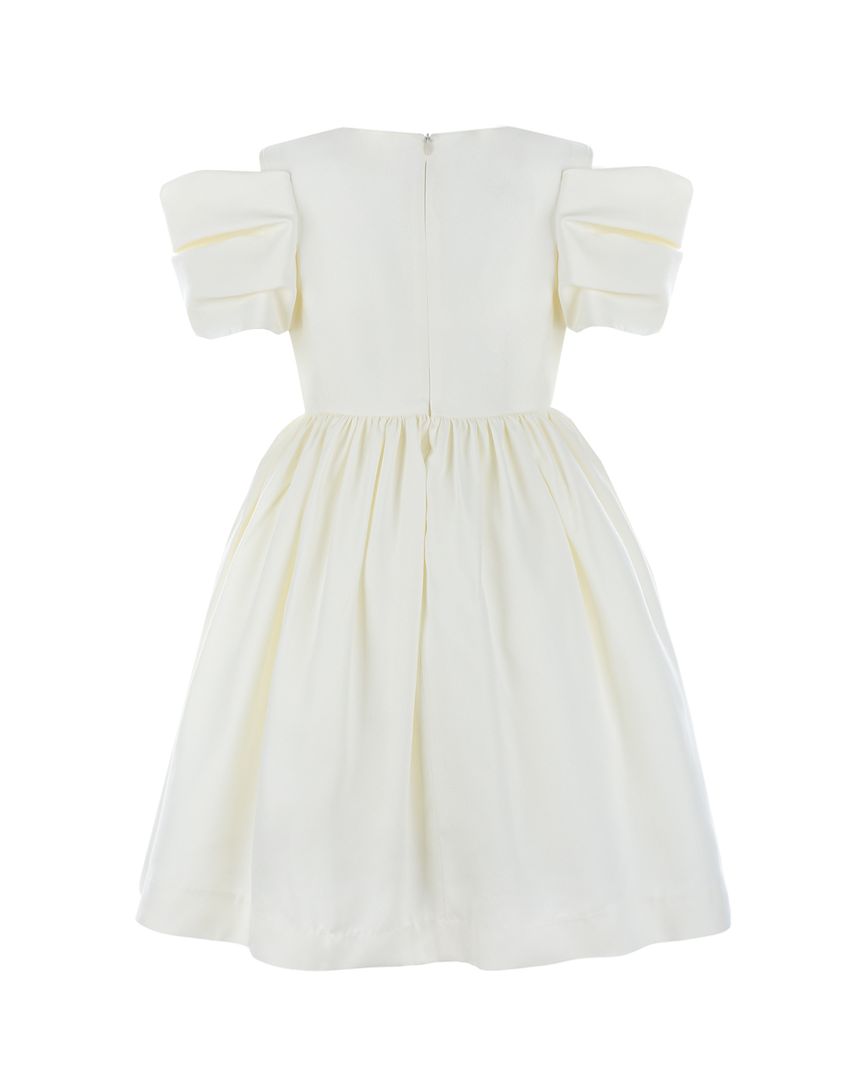 Нарядное платье с рукавами-крылышками Elie Saab детское, размер 128, цвет кремовый - фото 3