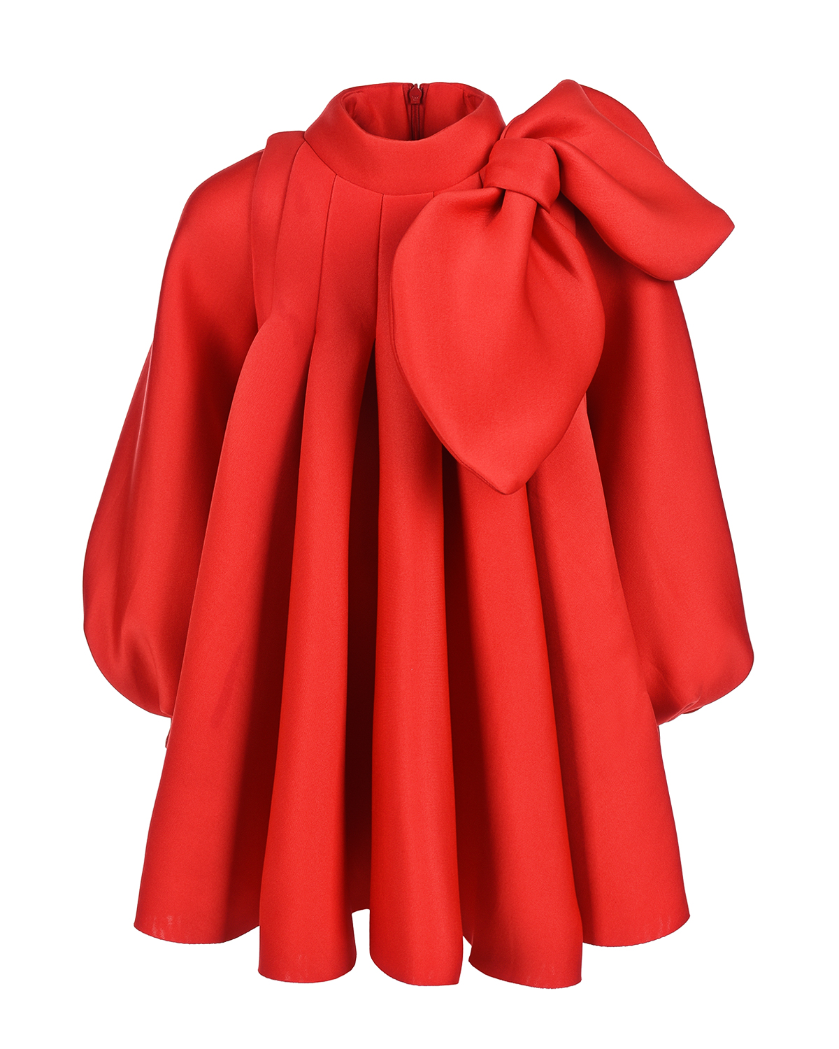 Купить Красное платье с крупным бантом Nikolia детское, Голубой, 100%полиэстер, 100%хлопок