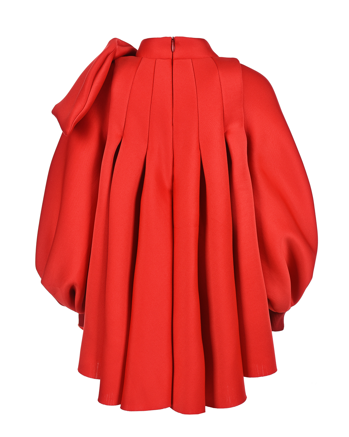 Красное платье с крупным бантом Nikolia детское, размер 104, цвет голубой - фото 3
