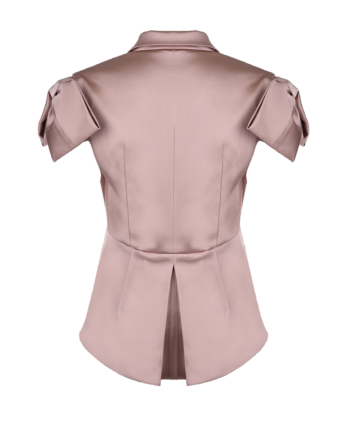 Комплект с атласным пиджаком и юбкой из фатина Zhanna&Anna, размер 140, цвет розовый - фото 6