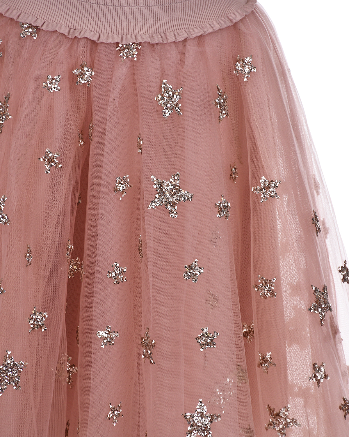 Комплект с атласным пиджаком и юбкой из фатина Zhanna&Anna, размер 140, цвет розовый - фото 7