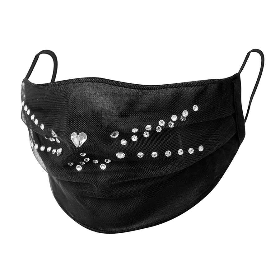 

Маска "Мордочка кошки", вуаль, кристаллы SWAROVSKI Prairie, Черный, Маска "Мордочка кошки", вуаль, кристаллы SWAROVSKI Prairie