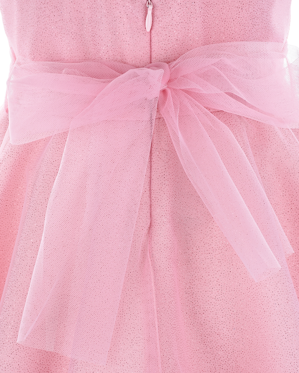 Розовое платье с поясом Aletta детское, размер 104, цвет розовый - фото 4