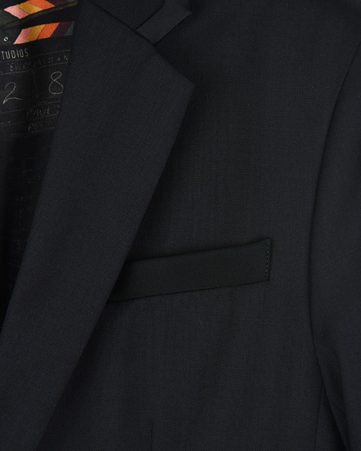 Черный пиджак с атласной отделкой Paul Smith детский, размер 140 - фото 5