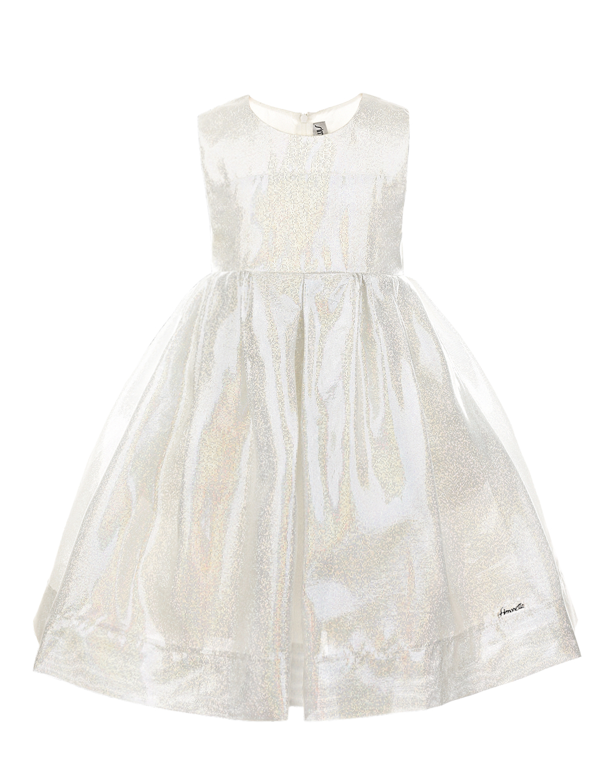 Белое платье с пышным бантом Simonetta детское, размер 80, цвет нет цвета - фото 3