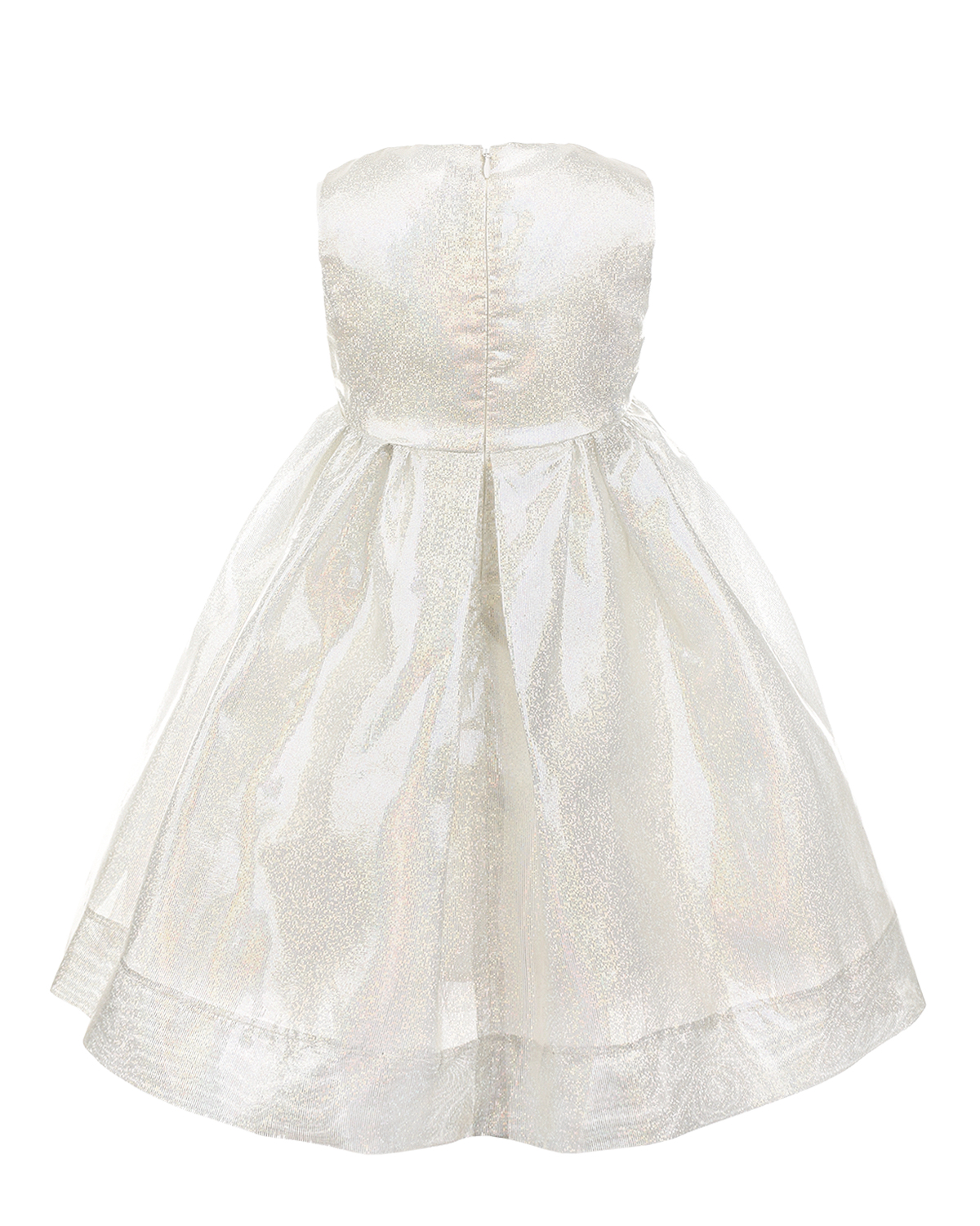 Белое платье с пышным бантом Simonetta детское, размер 80, цвет нет цвета - фото 4