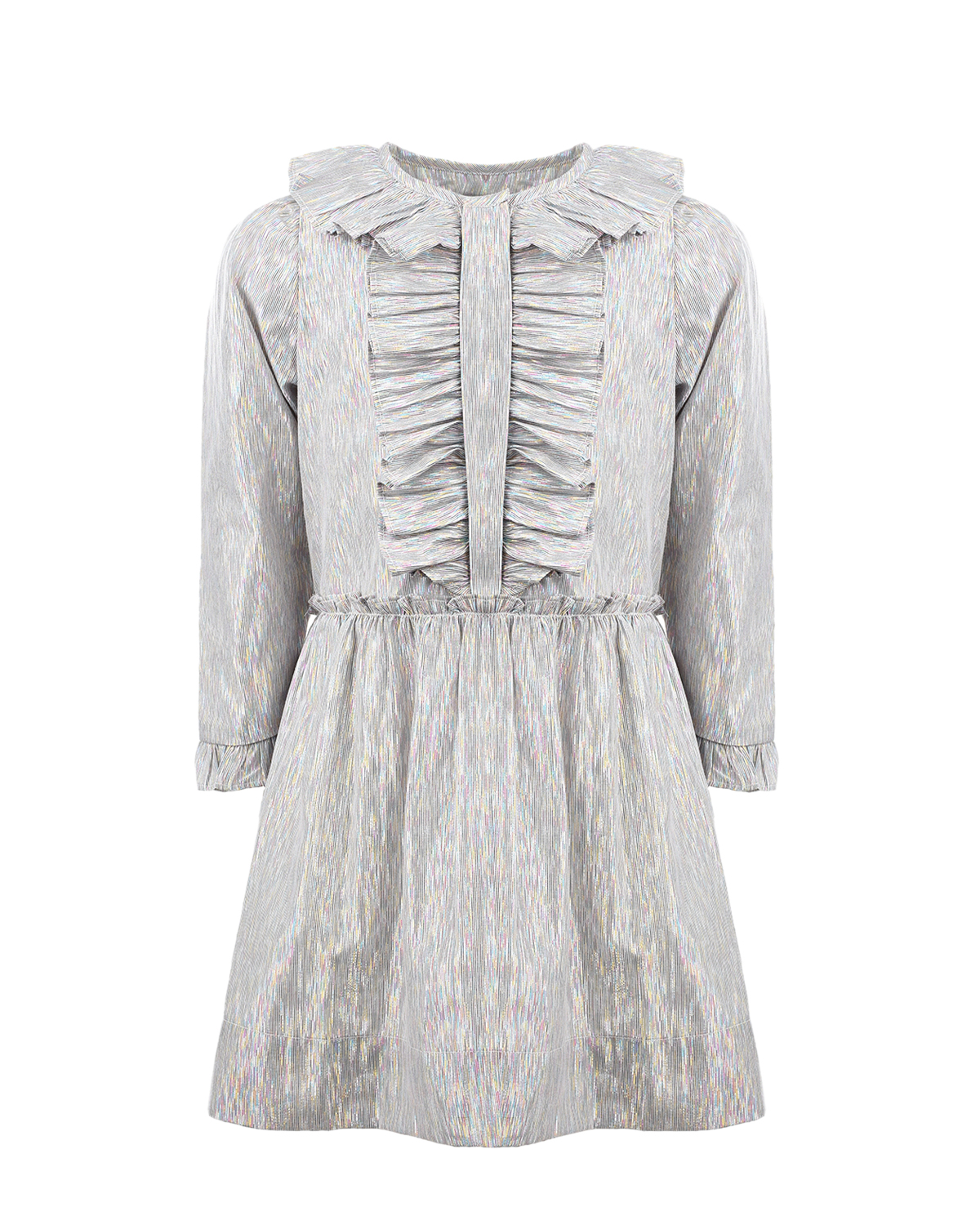 Серое платье с люрексом Stella McCartney детское, размер 104, цвет серый - фото 1