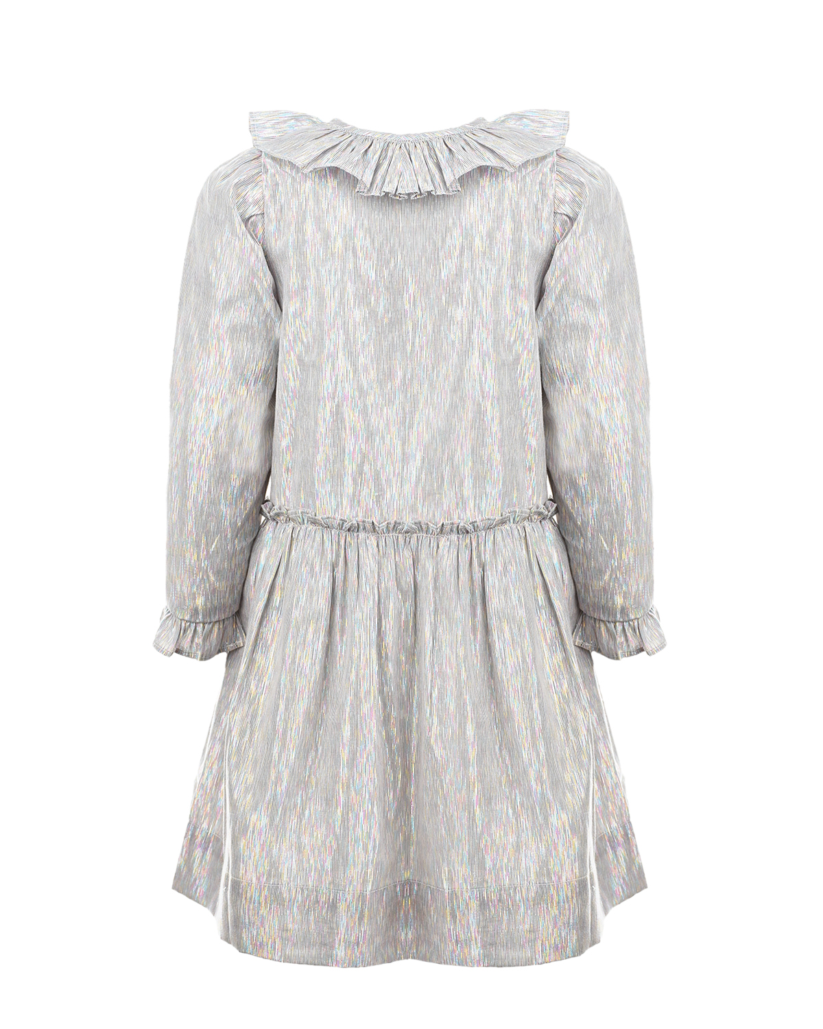 Серое платье с люрексом Stella McCartney детское, размер 104, цвет серый - фото 2