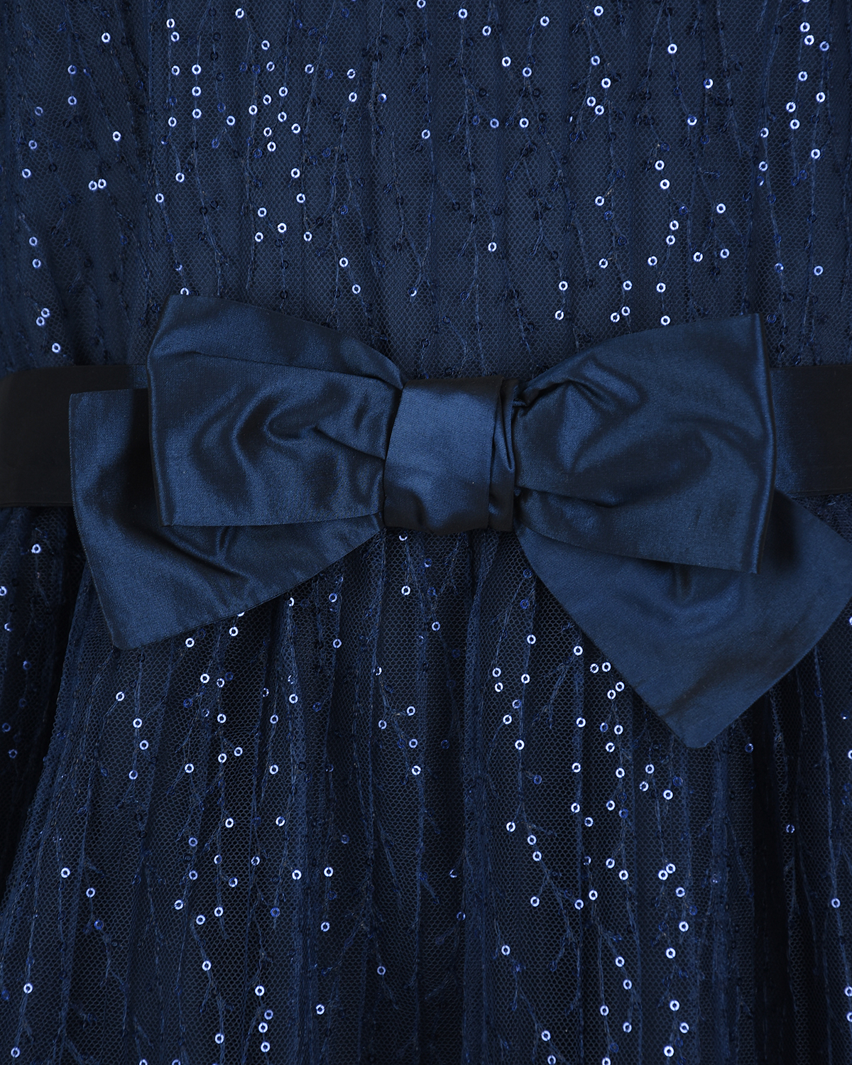 Синее платье с глиттером Aletta детское, размер 104, цвет синий - фото 3