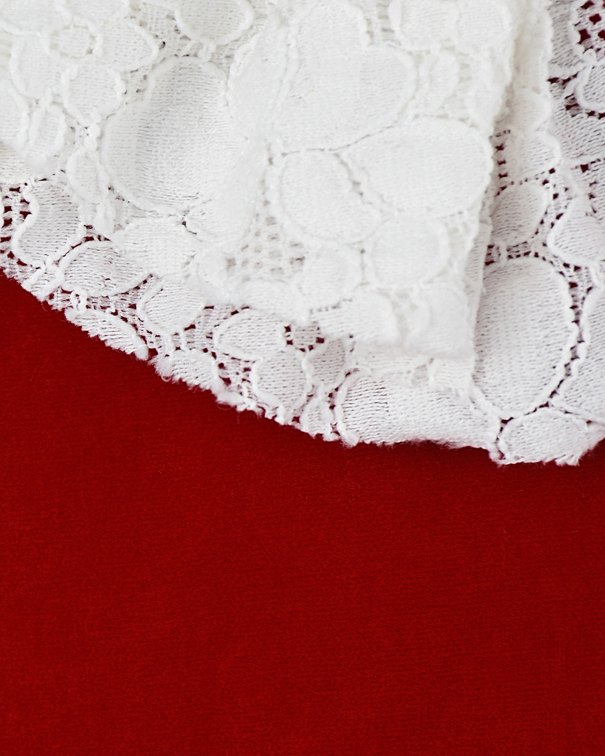 Красное платье с белым воротником IL Gufo детское, размер 104, цвет красный - фото 5