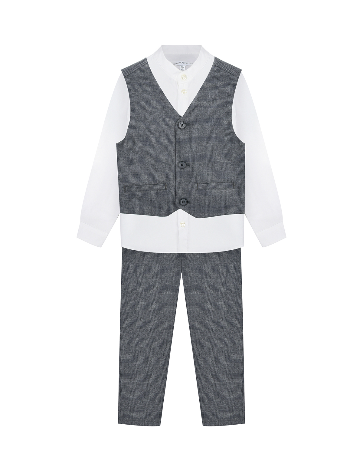 Комплект: рубашка, жилет и брюки Emporio Armani детский