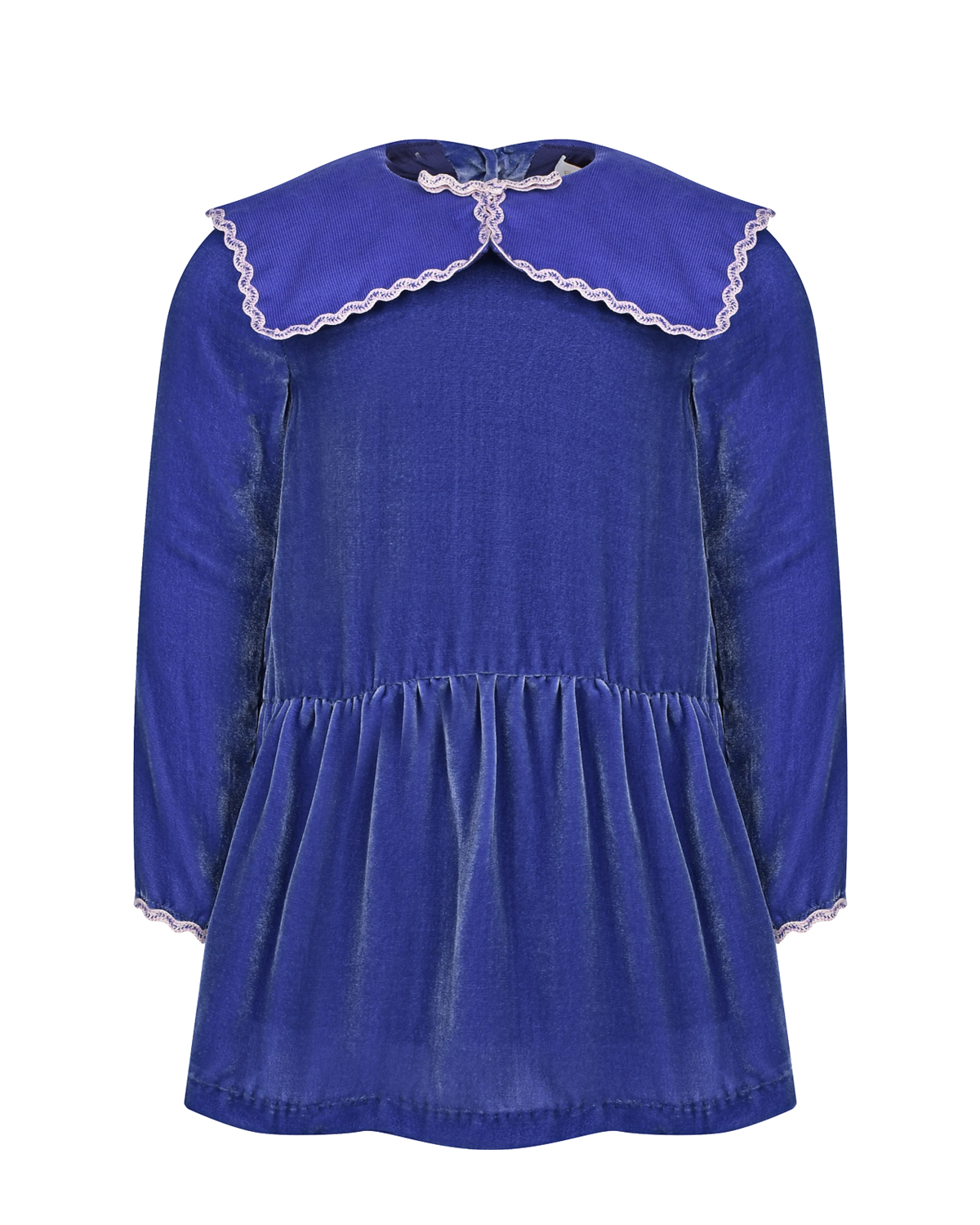 Бархатное платье фиолетового цвета Eirene детское, размер 116 - фото 1