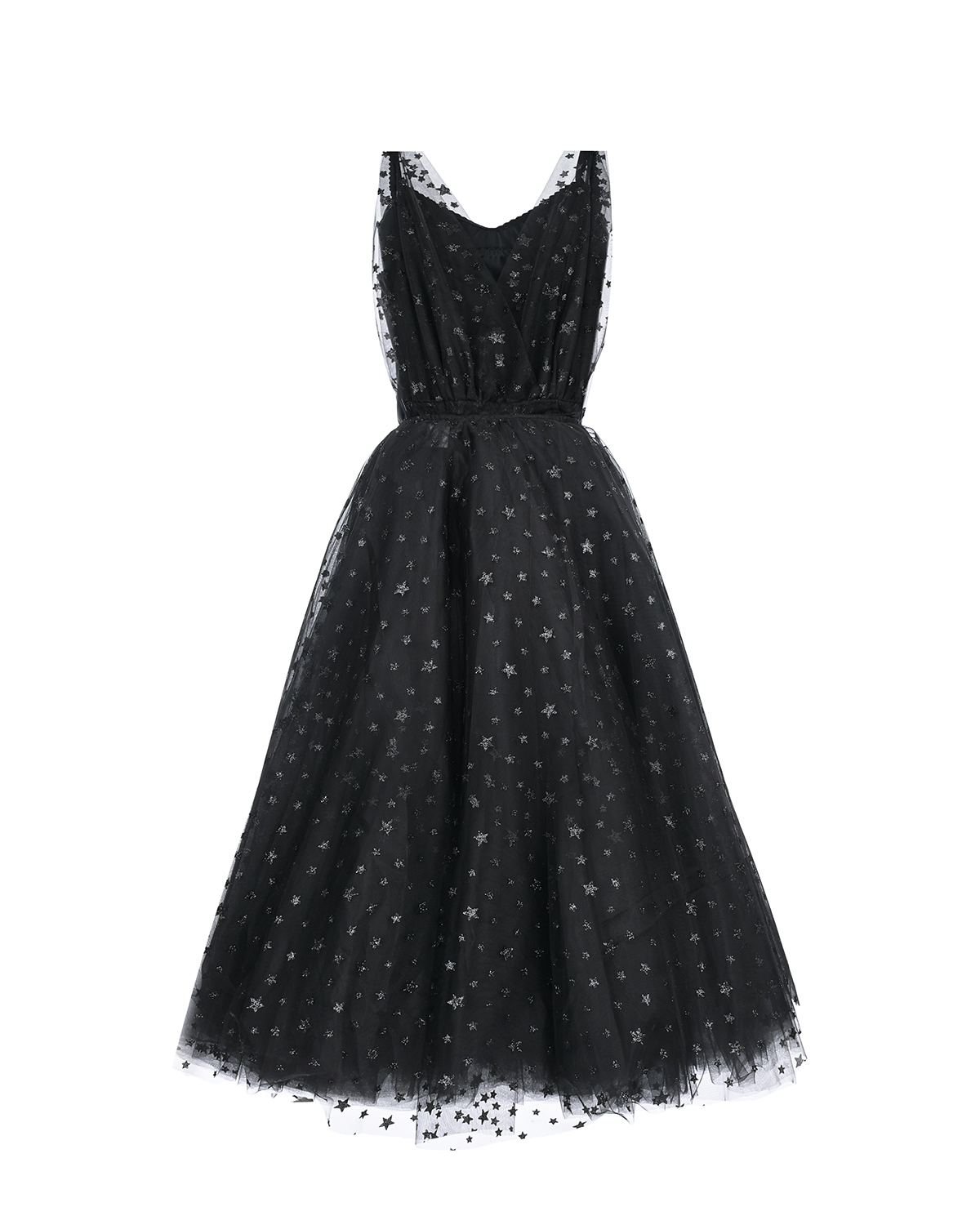 Черное платье с блестками Masterpeace, размер 128, цвет черный - фото 3