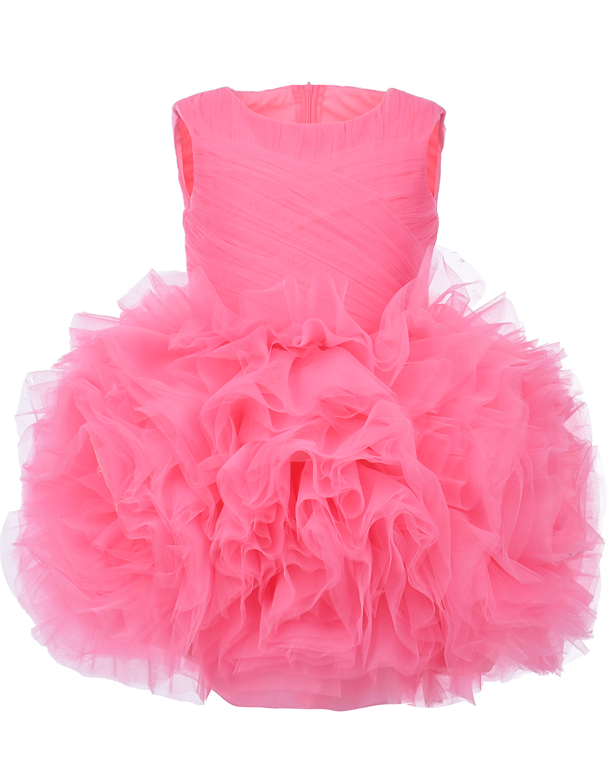 Розовое платье с пышной юбкой Sasha Kim детское, размер 104, цвет розовый - фото 2