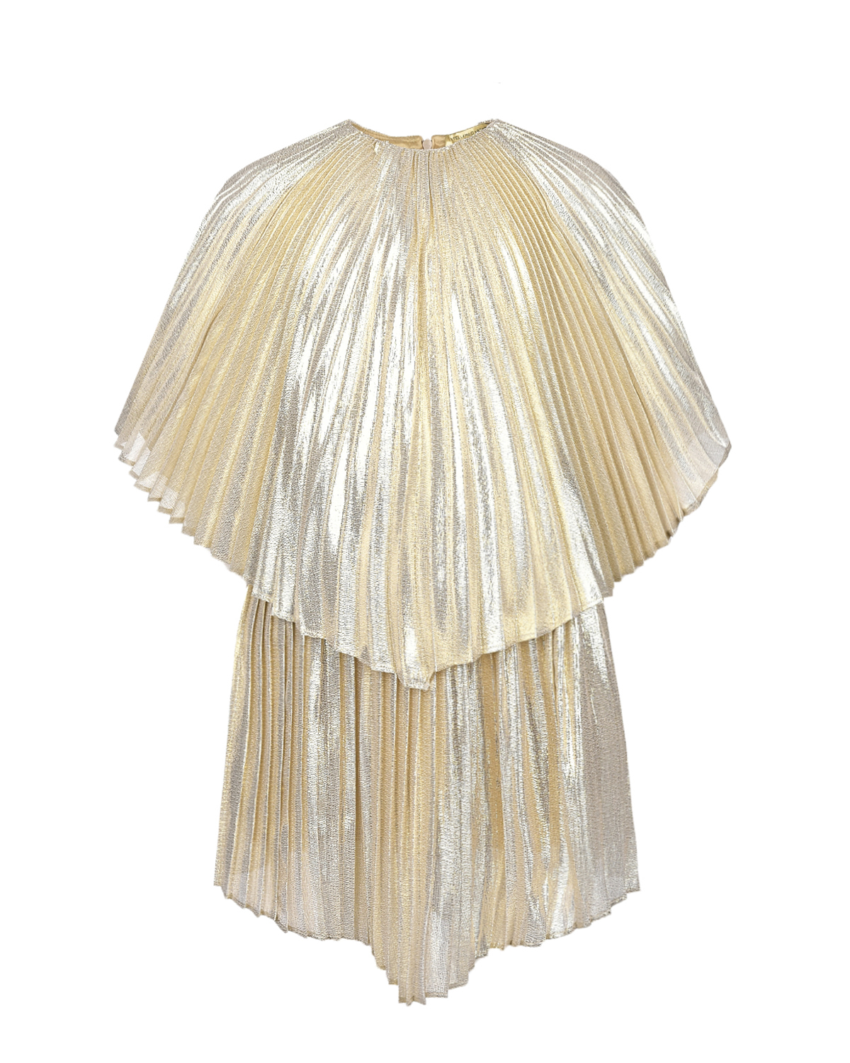 Плиссированное платье из шелка Stella McCartney детское